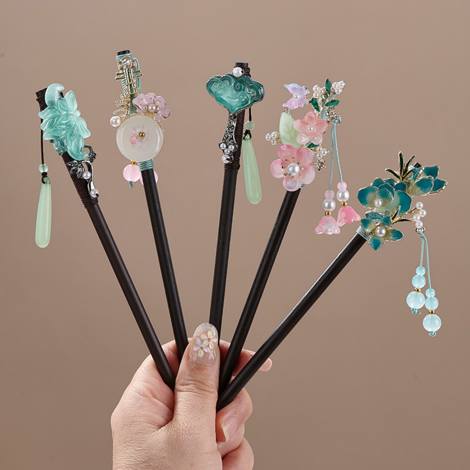 Florist Supplies - Épingle à cheveux vintage fleurie pour