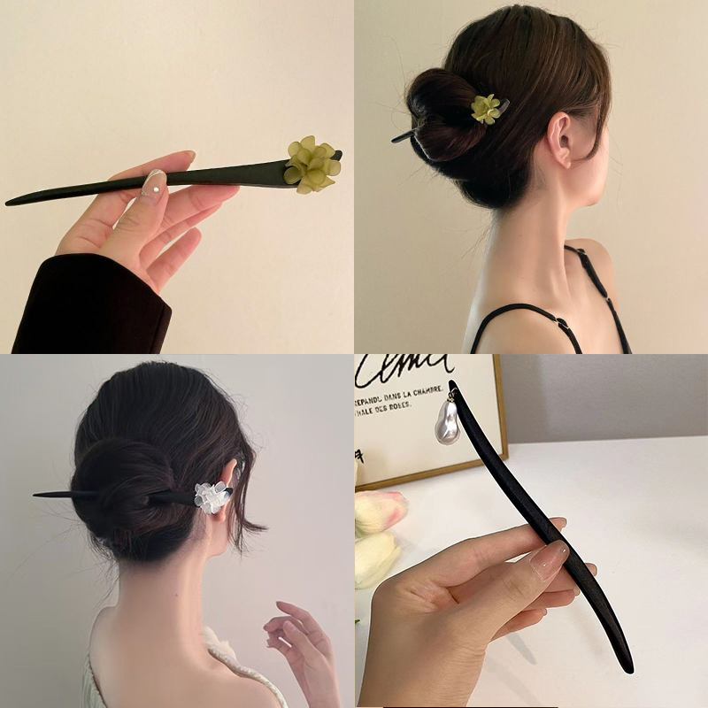 Bâtons de cheveux en bois de S - Florist Supplies avis et prix